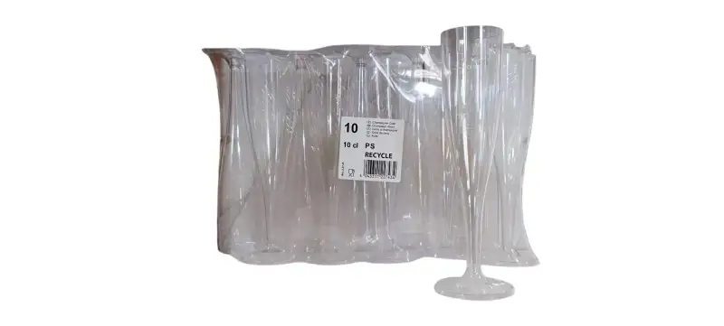 Pezsgős pohár 10 db-os FÓLIÁS Pezsgős pohár 10 db-os FÓLIÁS